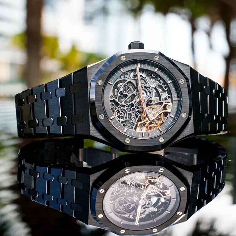 Luxury Watch - Oak Phantom Black