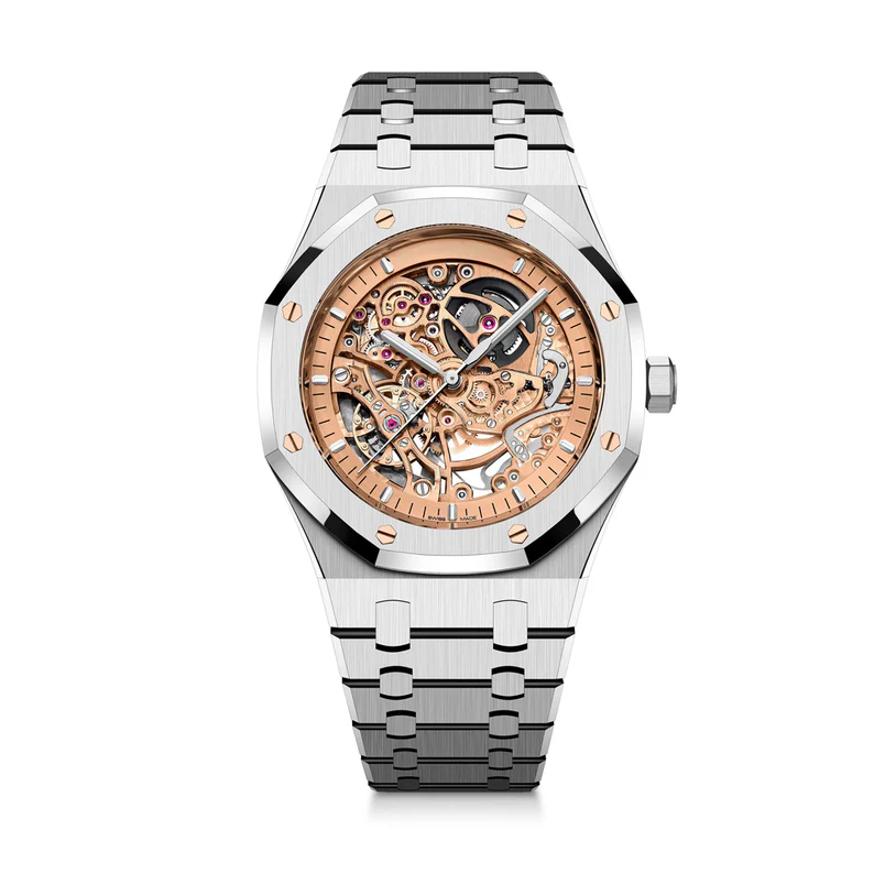 Luxury Watch - Steel Rose Fusion
