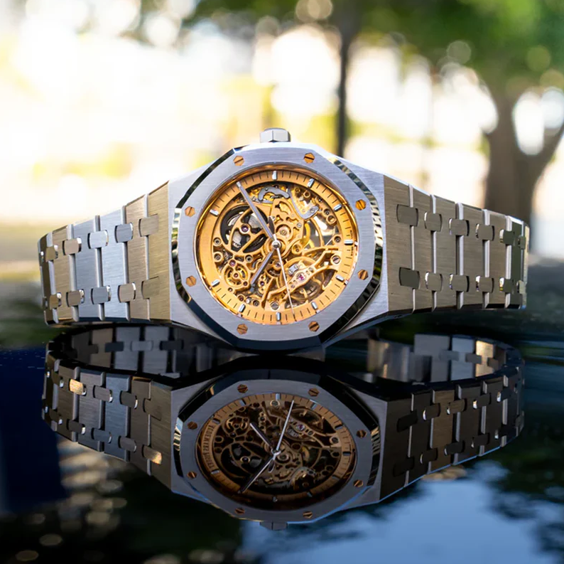 Luxury Watch - Steel Rose Fusion