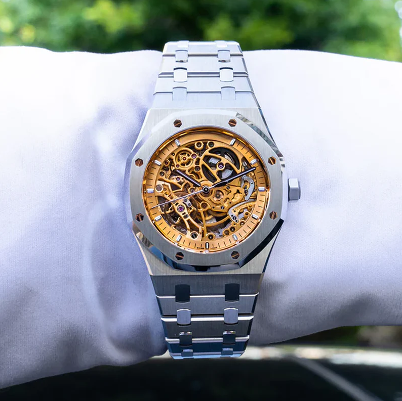 Luxury Watch - Steel Rose Fusion