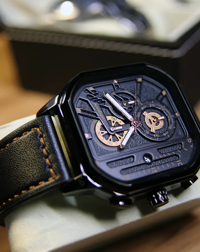 Luxury Watch - Skeleton Square Master