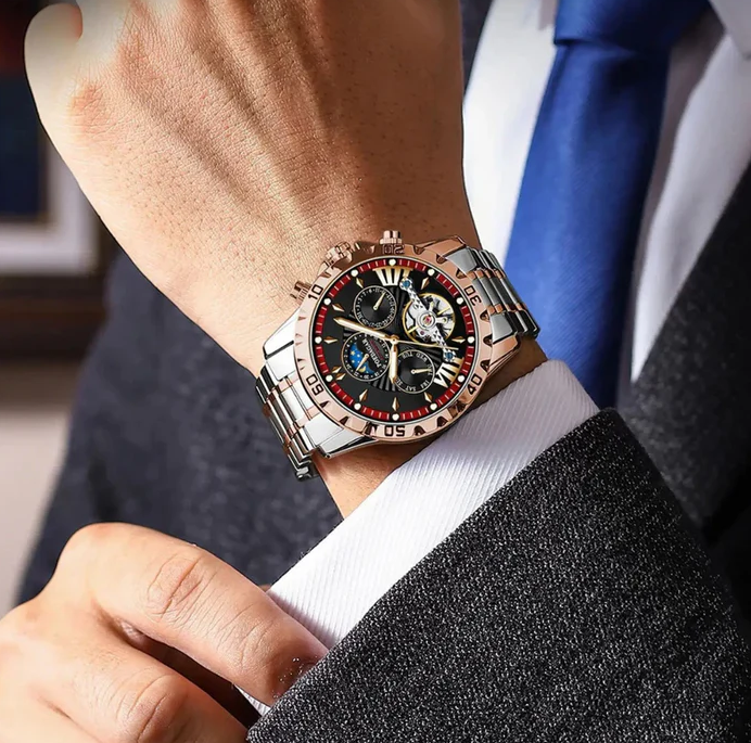 Luxury Watch - Rose Gold Tourbillon Master