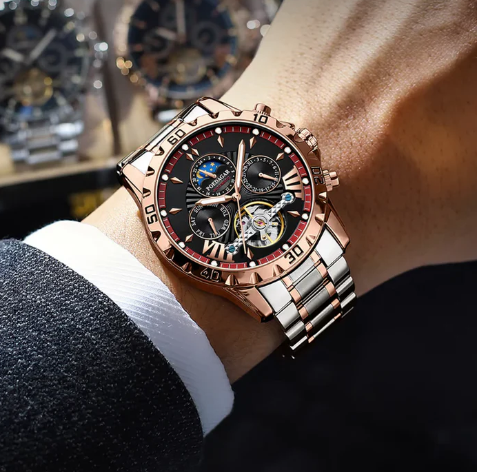 Luxury Watch - Rose Gold Tourbillon Master