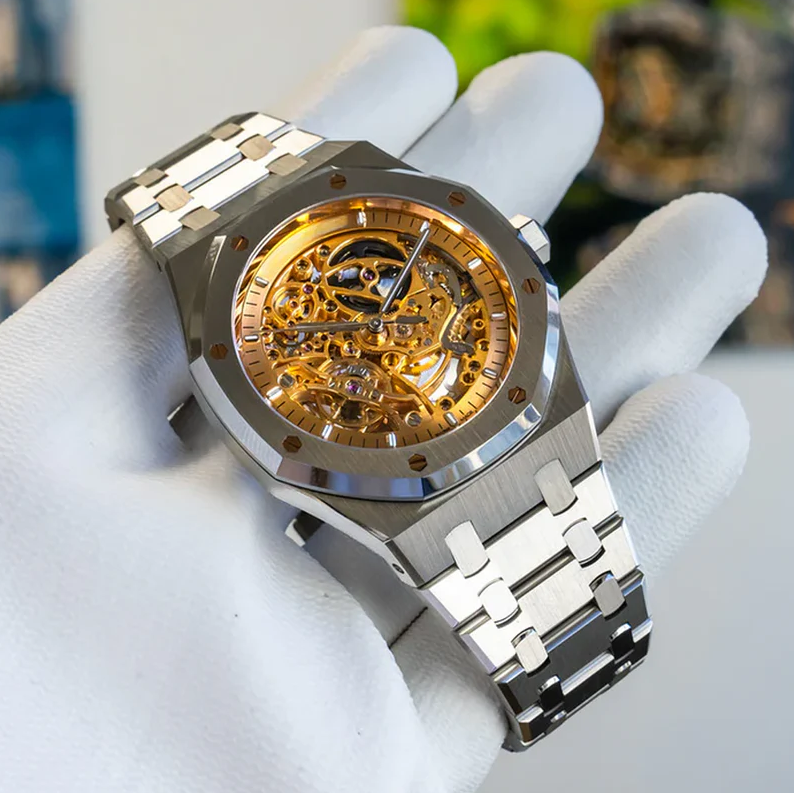 Luxury Watch - Steel Rose Fusion