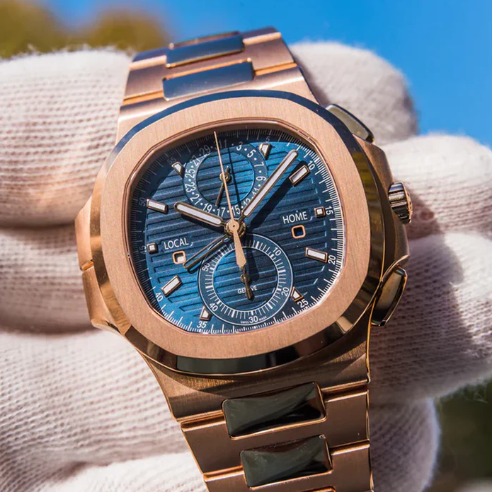 Luxury Watch - Rose Gold Nautilus Elite