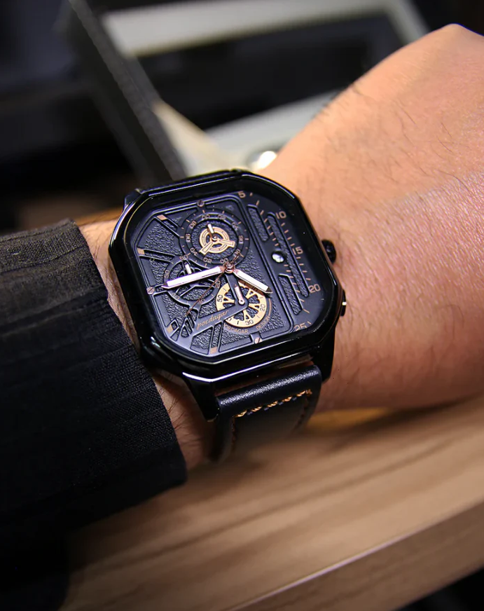 Luxury Watch - Skeleton Square Master