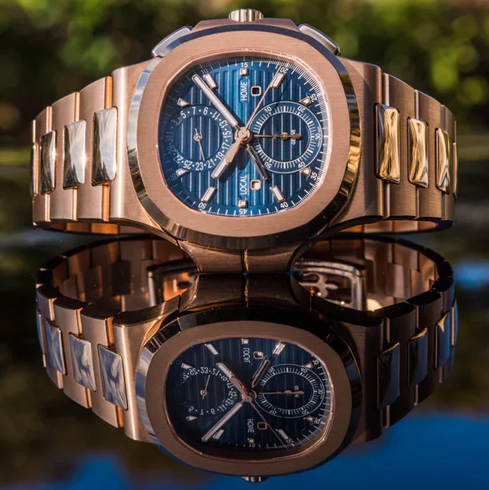 Luxury Watch - Rose Gold Nautilus Elite